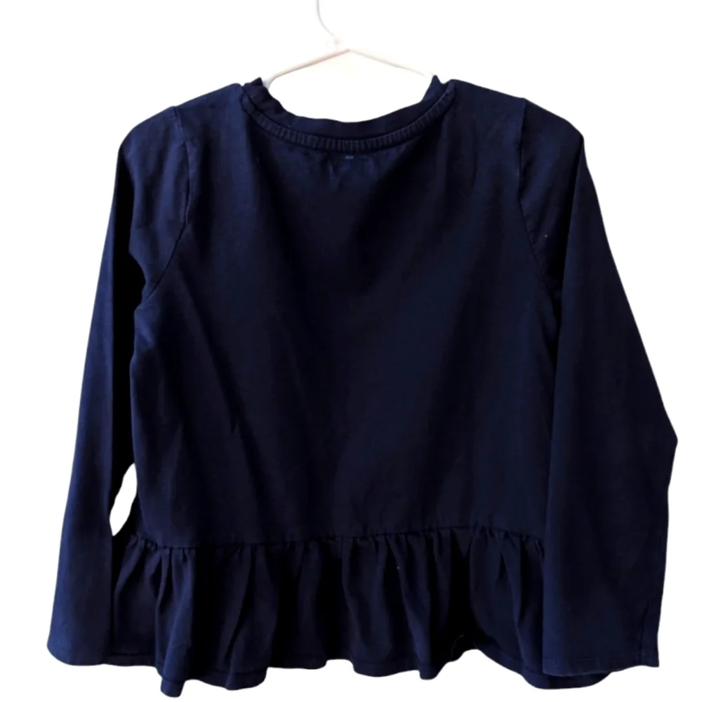 Gymboree Navy Blue Smile Big Gids Top Cotton Sizes 5T